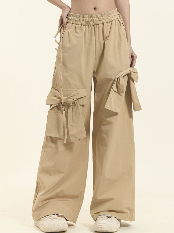 Lila Bow-Cargo Pants