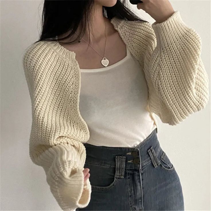 Chloe Cropped Knit Bolero