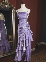 Isla Metallic Lilac Gown