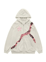 Chloe Star Graphic Zip Hoodie