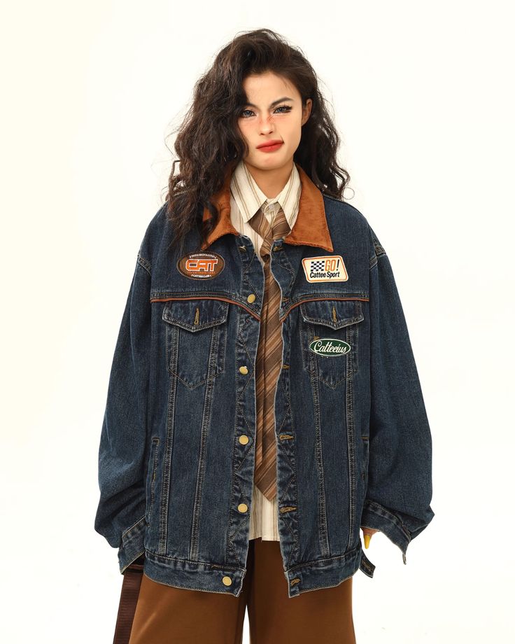 Ivy Vintage Patchwork Denim Jacket