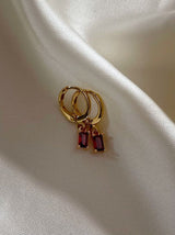 Ruby Drop Earrings