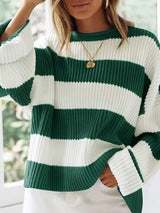 Chloe Striped Oversized Sweater