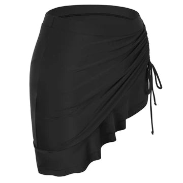 Chic Ruched Mini Skirt