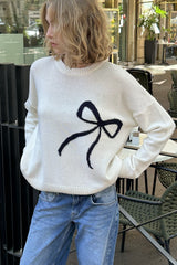 Nora Bow Knit Sweater