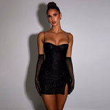 Grace Glitter Bodycon Dress